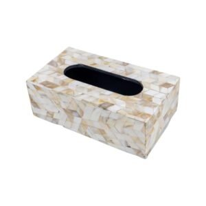 Mother of Pearl Tissue Box